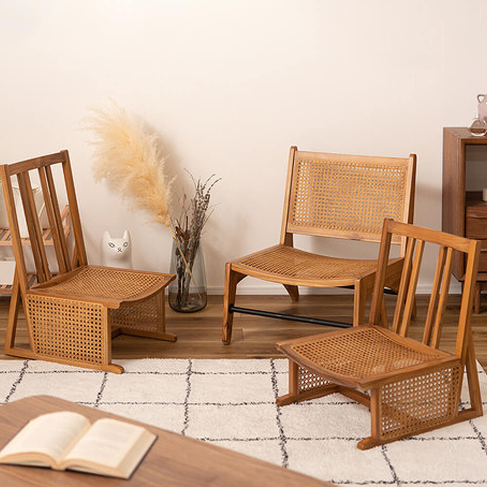 自然素材を活かしたサステナブルなインテリア。木の温もりが感じられる心地よい空間。