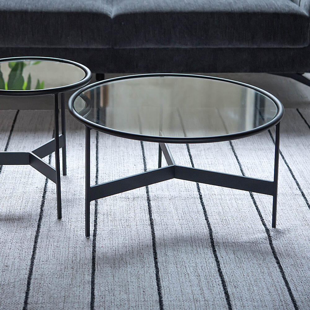 Tinger（ティンガー） ラウンドガラステーブル