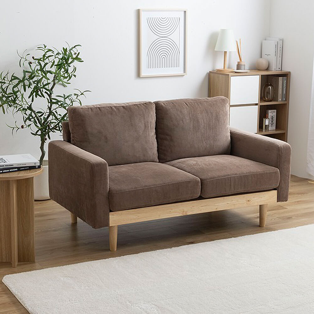 Meszria（メスリア） 2人掛けコーデュロイソファ