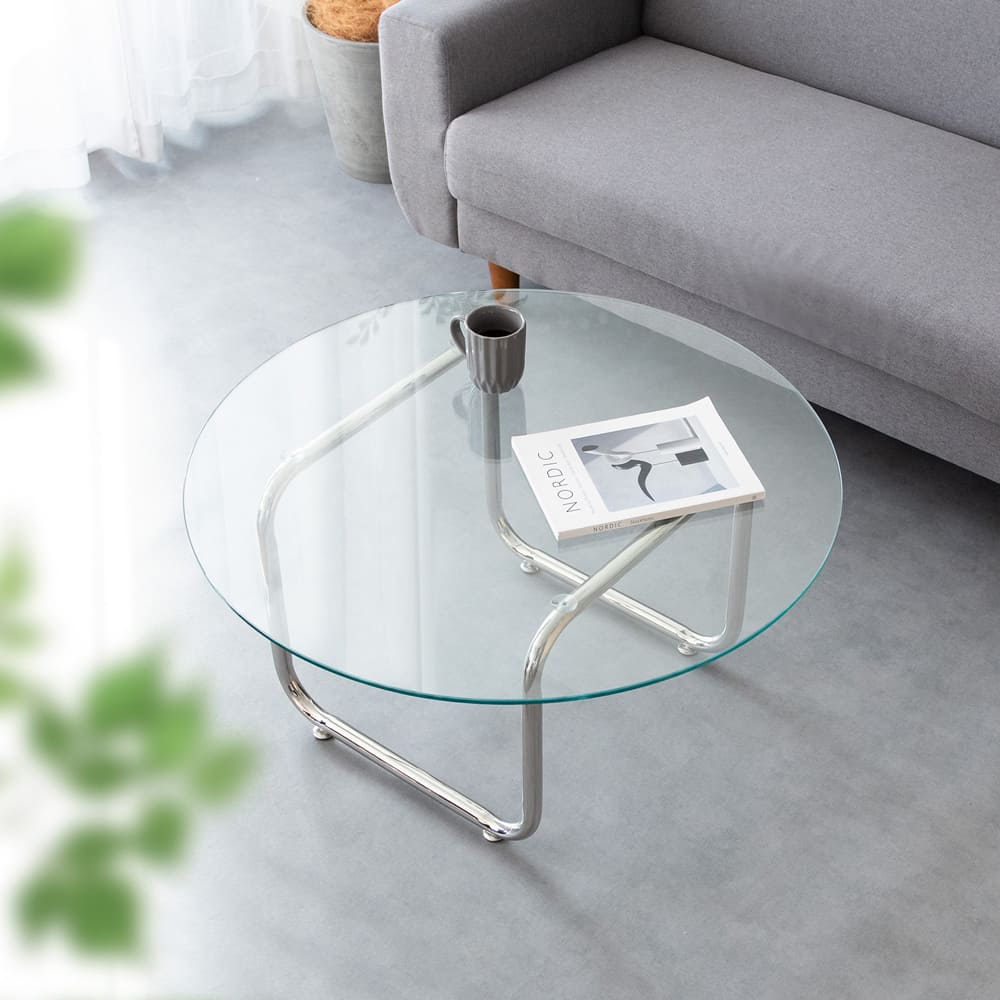 Trace（トレース） ガラス天板センターテーブル