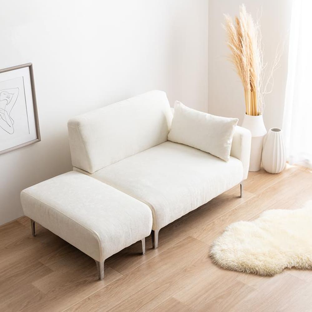 Harmonie (アルモニ) オットマン付き2人掛けソファ