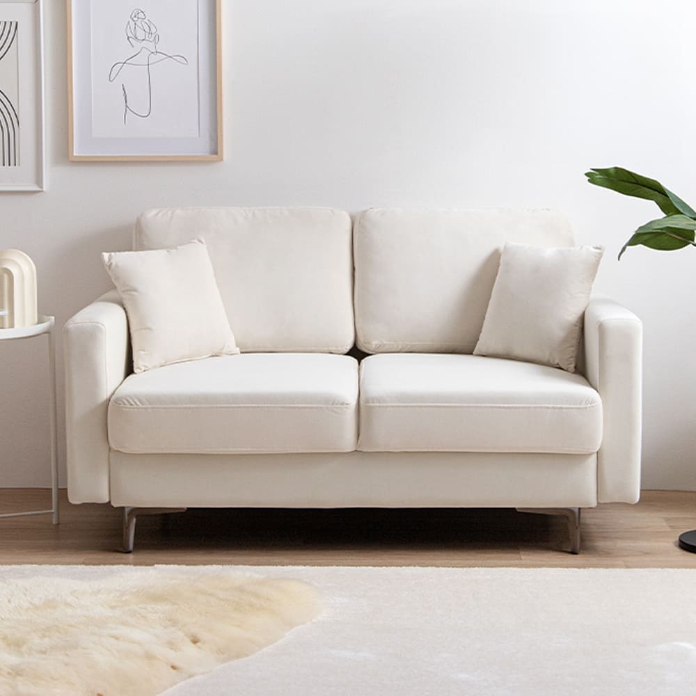 Anela (アネラ) 2人掛けベロアソファ