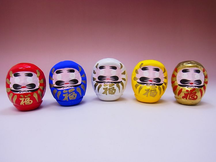 【日本のおみやげ】◆福だるま【1号だるま】5色よりお選びください。