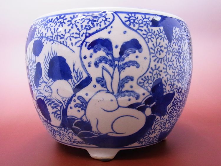 【日本のお土産】◆ミニチュア火鉢【うさぎ】