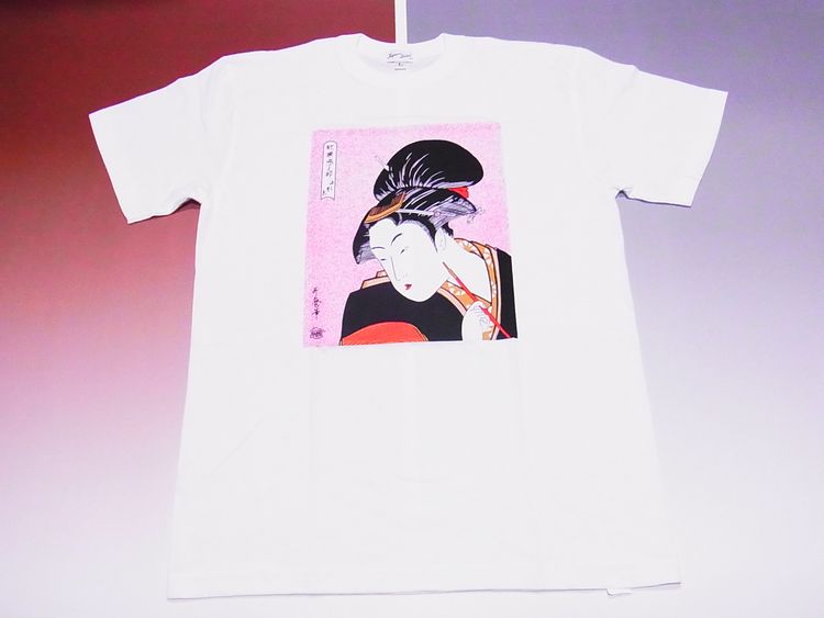【日本のおみやげ】【ホームステイおみやげ】【日本土産】（漢字・和柄）◆和風Tシャツ【キセル】大人用（3L）白地