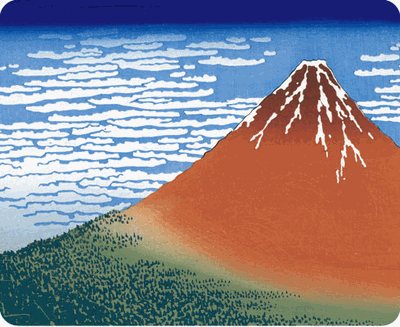 【日本のおみやげ】◆マウスパッド【凱風快晴】