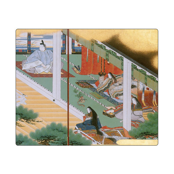 【日本のおみやげ】◆マウスパッド【源氏物語（原画）】