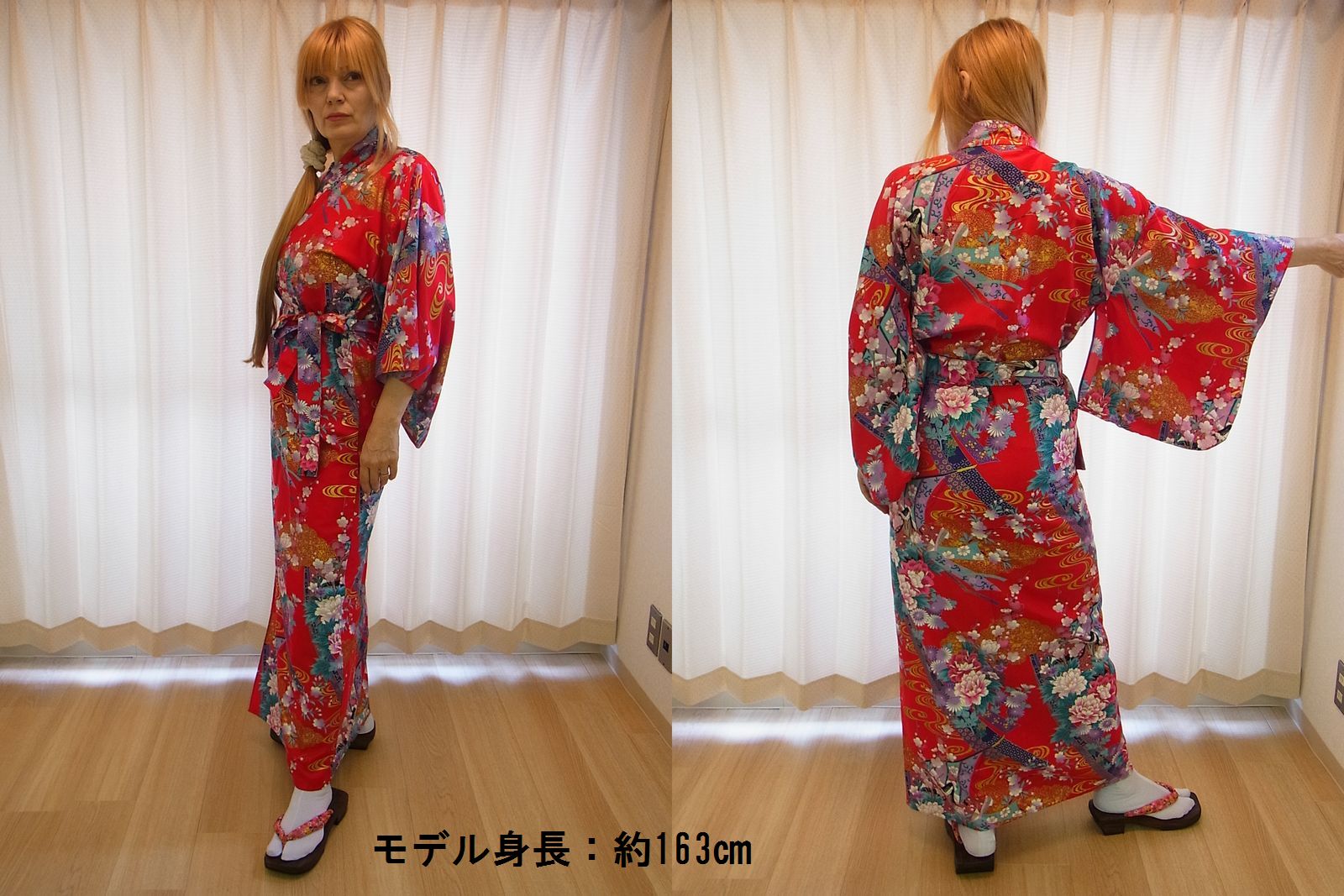 【日本のお土産】【日本のおみやげ】【ホームステイおみやげ】【日本土産】◆外国人向け着物【のし姫】女性用