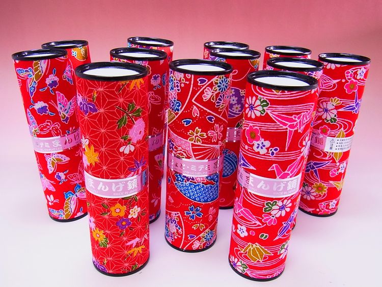【日本のおみやげ】◆友禅万華鏡【1ダース入】（柄アソート）12本セット