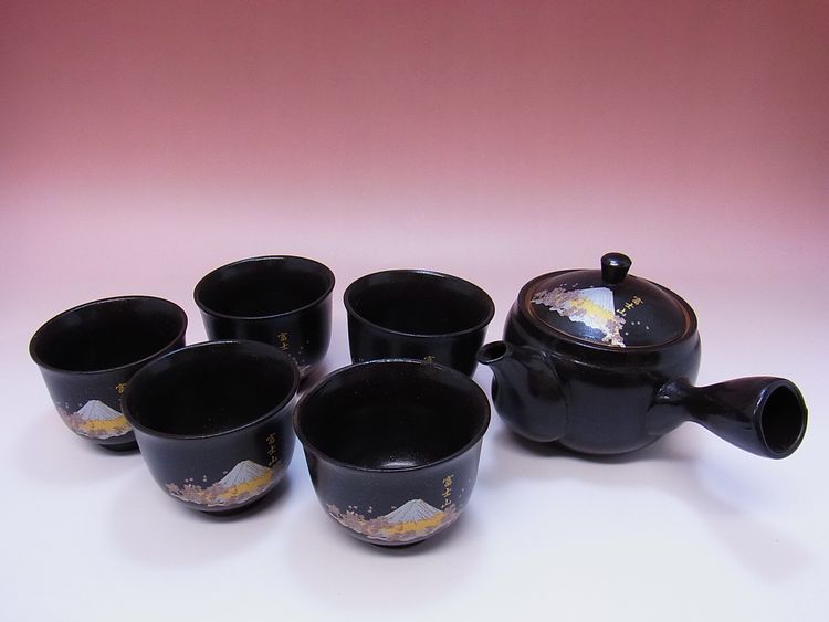 【日本のおみやげ】 ◆富士山【茶器6点】茶器セット
