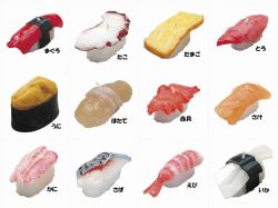 【日本のおみやげ】【ホームステイおみやげ】【日本土産】♪リアル寿司キャンドル♪【12種類からお選び下さい】本物そっくり