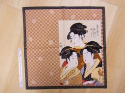 【日本のおみやげ】◆【日本の美】ハンカチ【三人美人】【全10種類】