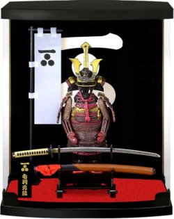 【日本のおみやげ】◆戦国武将ARMORSERIESフィギュア【毛利元就】