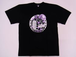 【日本のおみやげ】【ホームステイおみやげ】【日本土産】（漢字・和柄）◆和風Tシャツ【サークル京都】大人用（M～LL）黒地