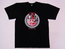 【日本のおみやげ】【ホームステイおみやげ】【日本土産】（漢字・和柄）◆和風Tシャツ【サークル東京】大人用（M～LL）黒地