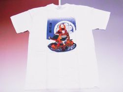 【日本のおみやげ】【ホームステイおみやげ】【日本土産】（漢字・和柄）◆和風Tシャツ【徳川家康】大人用（Ｓ～3L）白地