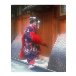 【日本のおみやげ】◆マウスパッド【舞妓】