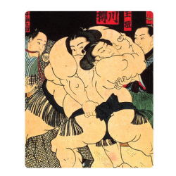 【日本のおみやげ】◆マウスパッド【相撲（取組）】