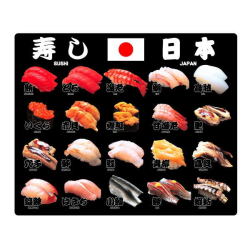 【日本のお土産】【日本のおみやげ】【ホームステイおみやげ】【日本土産】♪リアル寿司マウスパッド♪【寿司】本物そっくり