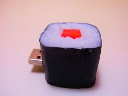 日本のお土産|日本のおみやげホームステイおみやげ|日本土産♪リアル寿司USBメモリ♪【寿司/鉄火巻】本物そっくり