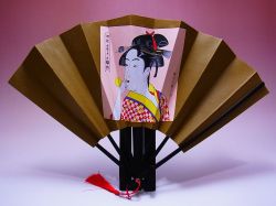 絵柄は全部で7種類あります。◆浮世絵飾り扇子セット【ビードロ】【日本のおみやげ】