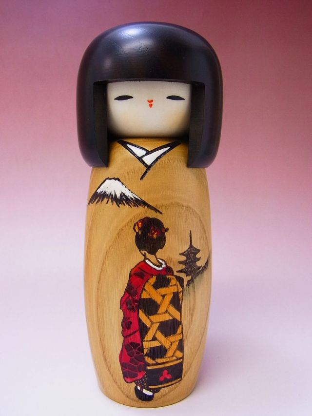 日本のおみやげ】◇近代こけし【舞妓】