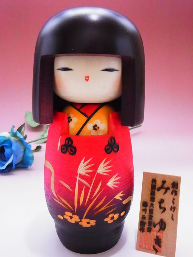 楽天市場】創作こけしの通販 こけし 京美人 黒 コケシ 人形 創作こけし