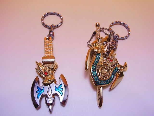 日本のおみやげ】◇キーホルダ（西洋剣型）2個セット