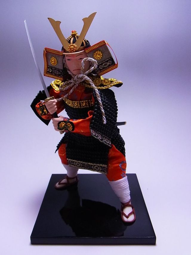 日本のお土産】◇日本人形【源義経】