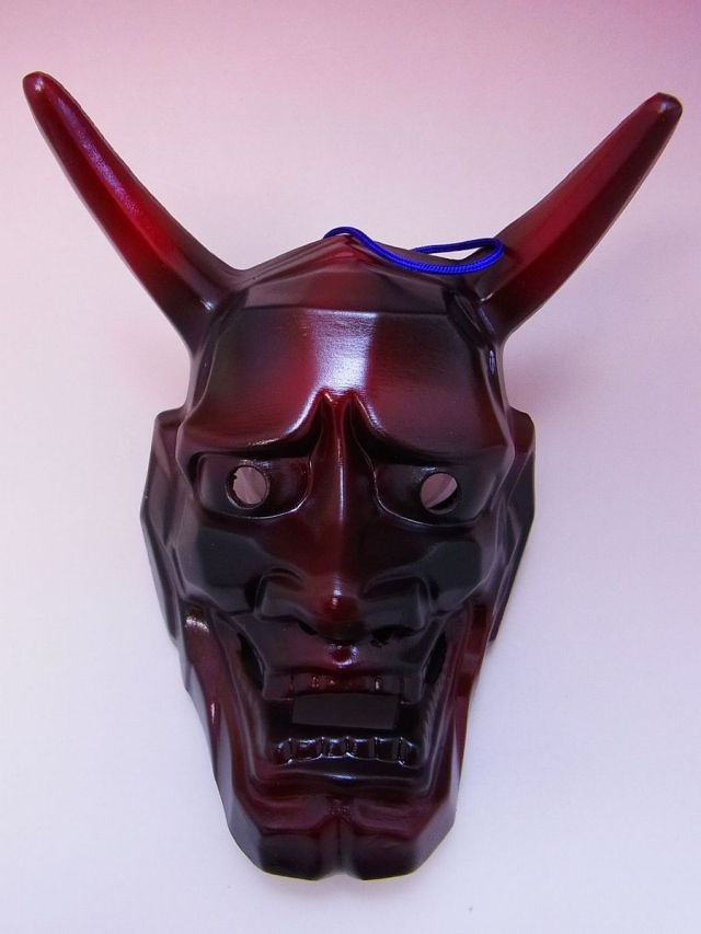 日本のおみやげ】◇般若面「セラミック製」