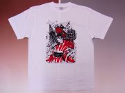 【日本のおみやげ】【ホームステイおみやげ】【日本土産】（漢字・和柄）◆和風Tシャツ【東京ガール】大人用（M～LL）白地