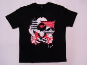 【日本のおみやげ】【ホームステイおみやげ】【日本土産】（漢字・和柄）◆和風Tシャツ【京都舞妓】大人用（S～LL）黒地