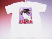 【日本のおみやげ】【ホームステイおみやげ】【日本土産】（漢字・和柄）◆和風Tシャツ【大角】大人用（3L）白地