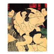 【日本のおみやげ】◆マウスパッド【相撲（取組）】