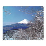 【日本のおみやげ】◆マウスパッド【富士山（冬）】