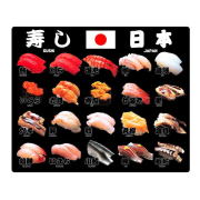 【日本のお土産】【日本のおみやげ】【ホームステイおみやげ】【日本土産】♪リアル寿司マウスパッド♪【寿司】本物そっくり