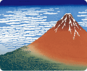 【日本のおみやげ】◆マウスパッド【凱風快晴】