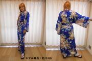 日本のお土産|日本のおみやげホームステイおみやげ|日本土産◆外国人向け着物【花車】女性用