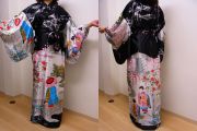 【日本のお土産】【日本のおみやげ】【ホームステイおみやげ】【日本土産】◆外国人向け着物【京舞妓】女性用