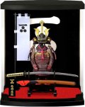 【日本のおみやげ】◆戦国武将ARMORSERIESフィギュア【毛利元就】