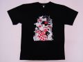 【日本のおみやげ】【ホームステイおみやげ】【日本土産】（漢字・和柄）◆和風Tシャツ【京都ガール】大人用（M～LL）黒地