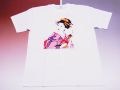 【ホームステイおみやげ】【日本土産】（漢字・和柄）◆和風Tシャツ【舞妓（ピンク）】子供用（100cm～150cm）白地