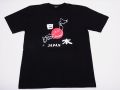 【日本のおみやげ】【ホームステイおみやげ】【日本土産】（漢字・和柄）◆和風Tシャツ【地図日本】大人用（S～3L）黒地