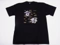 【日本のおみやげ】【ホームステイおみやげ】【日本土産】（漢字・和柄）◆和風Tシャツ【京都名所】大人用（M～3L）黒地