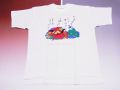 【日本のおみやげ】【ホームステイおみやげ】【日本土産】（漢字・和柄）◆和風Tシャツ【源氏物語】大人用（M～3L）白地
