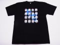 【日本のおみやげ】【ホームステイおみやげ】【日本土産】（漢字・和柄）◆和風Tシャツ【寿司(B)】大人用（M～LL）黒地