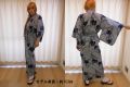 【日本のおみやげ】◆外国人向け浴衣【縞あやめ】女性用（S～LL）