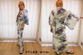 【日本のおみやげ】◆外国人向け浴衣【牡丹桜】女性用（S～L）