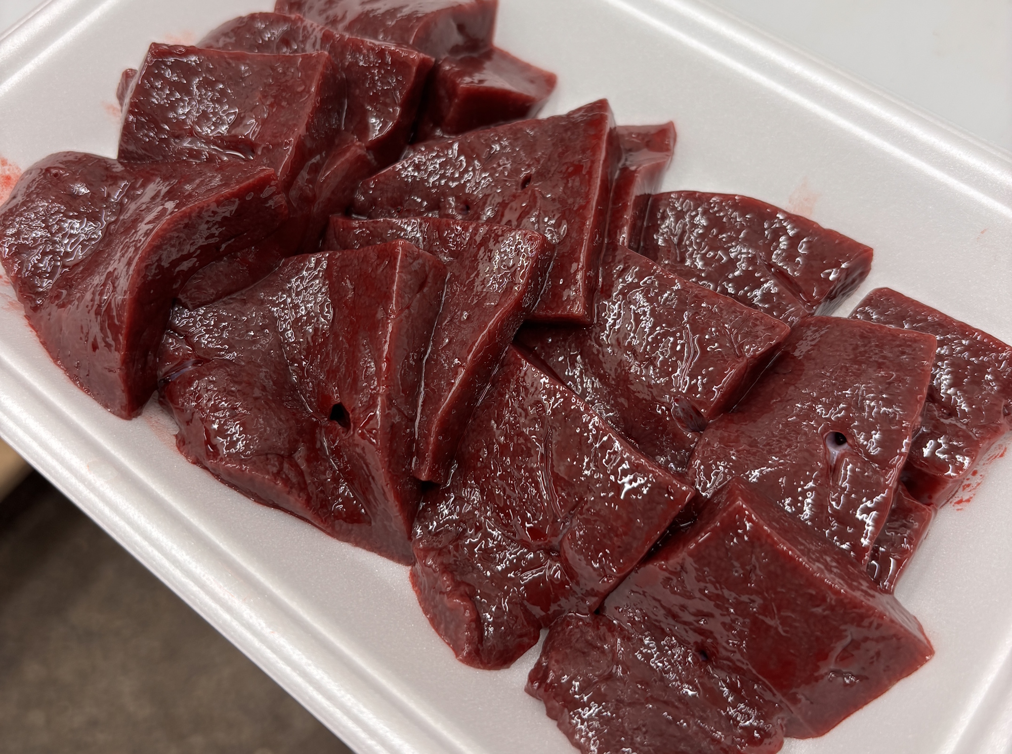 極上和牛レバー焼肉用