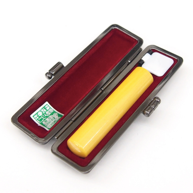 オーストリッチ風ケース本柘